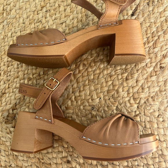 Free People Swedish Hasbeens NWT Bow Sandal vintage inspired Celebrities Clog ❤️ - Picture 8 of 9
